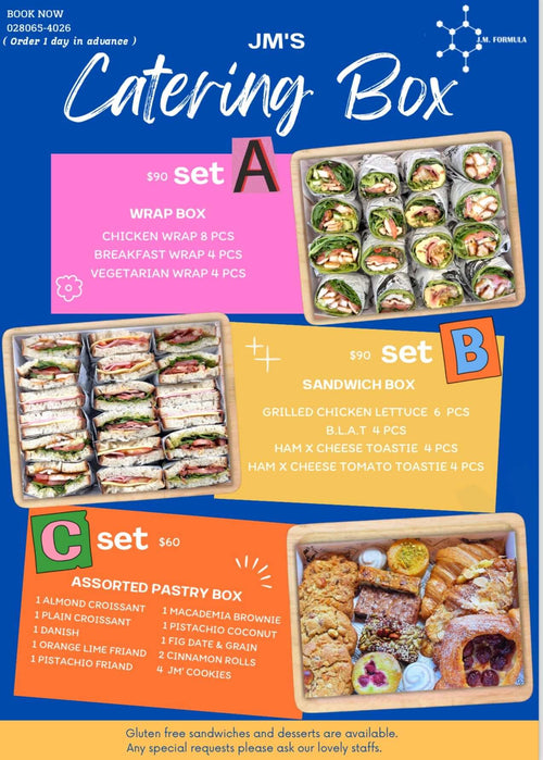 JM’s Catering Boxes – Fresh, Tasty & Ready to Serve