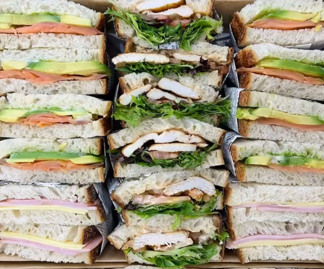 Sandwich Box JM’s Catering Boxes – Fresh, Tasty & Ready to Serve